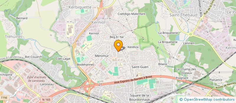 localisation de l'entreprise SCI LESCASTEL à VANNES