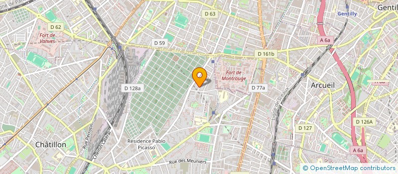 localisation de l'entreprise SCI LESCAULT FLAMANT à BAGNEUX