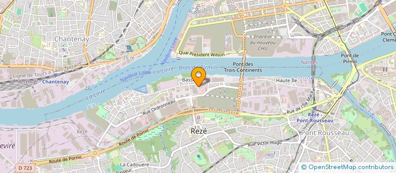 localisation de l'entreprise SCI LESCHAUD  REZE