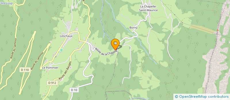 localisation de l'entreprise SCI LESCHAUX  LESCHAUX