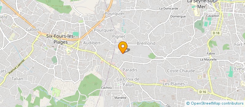 localisation de l'entreprise SCI LESCINQ83 à LA SEYNE-SUR-MER