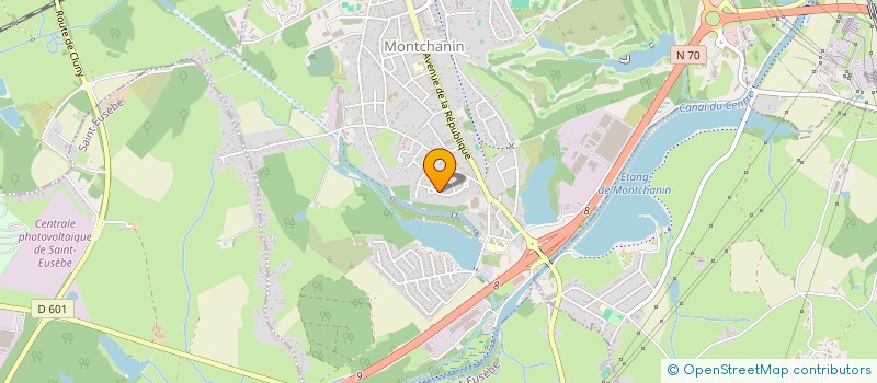 localisation de l'entreprise SCI LESCOU  MONTCHANIN