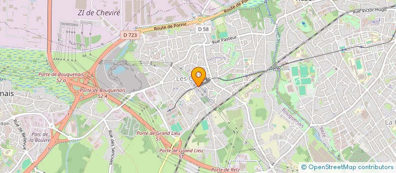 localisation de l'entreprise SCI LESCOUETS à BOUGUENAIS