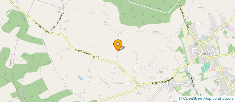 localisation de l'entreprise SCI LESCOUREGES  DONZACQ