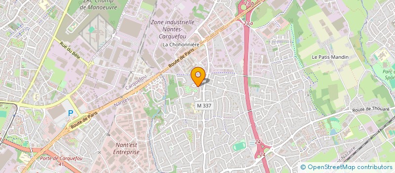 localisation de l'entreprise SCI LESCT  SAINTE-LUCE-SUR-LOIRE