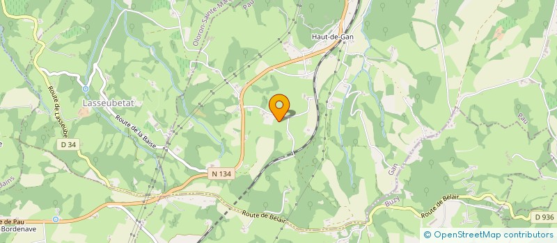 localisation de l'entreprise SCI LESCUDE  GAN