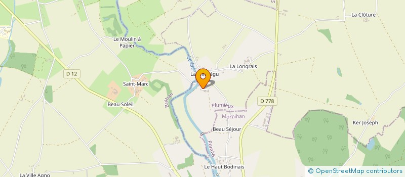 localisation de l'entreprise SCI LESCURE-PONS  LE CAMBOUT