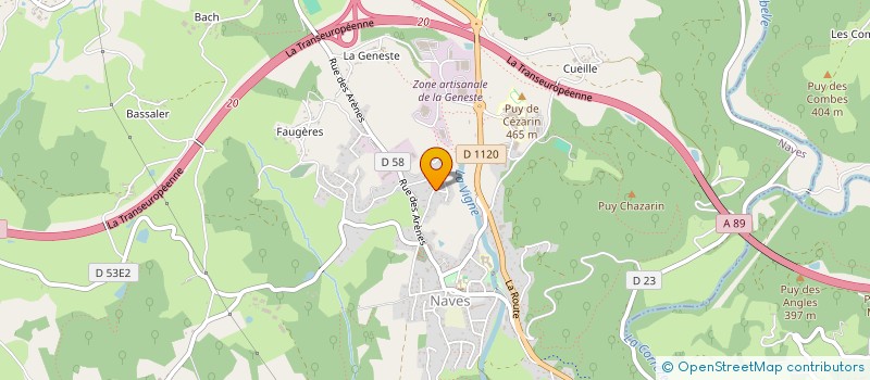 localisation de l'entreprise SCI LESCUROL  NAVES