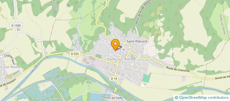 localisation de l'entreprise SCI LESDAIN-BAECKEROOT  VAILLY-SUR-AISNE