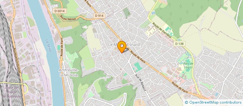 localisation de l'entreprise SCI LESDAVIDS  LE MESNIL-ESNARD