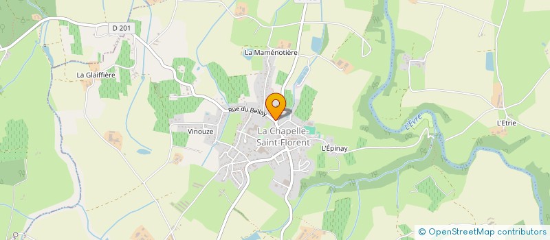 localisation de l'entreprise SCI LESDEDU  MAUGES-SUR-LOIRE