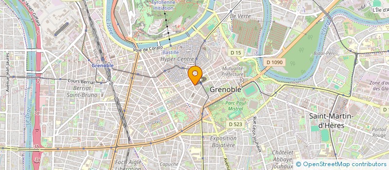localisation de l'entreprise SCI LESDIGUIERES 7  GRENOBLE