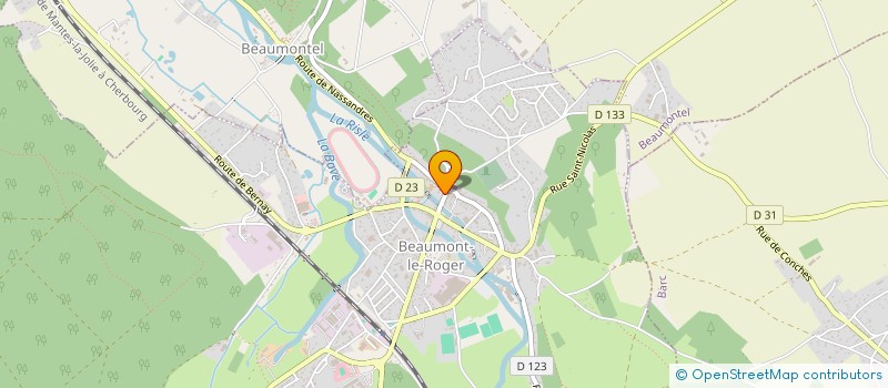 localisation de l'entreprise SCI LESEIGNEUR  BEAUMONT-LE-ROGER