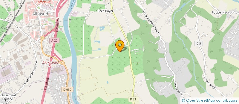 localisation de l'entreprise SCI LESELLIER  MONTAUBAN