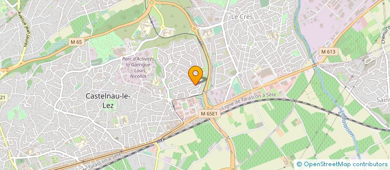 localisation de l'entreprise SCI LESER  CASTELNAU-LE-LEZ
