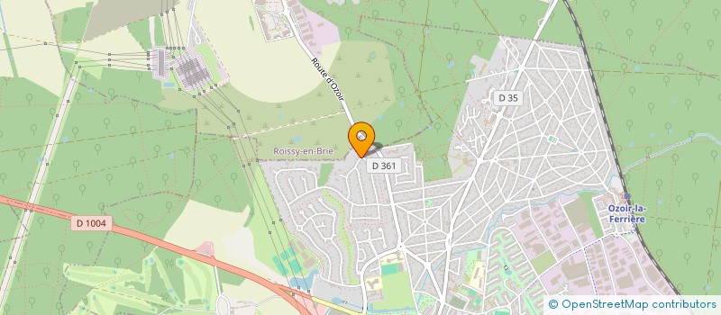 localisation de l'entreprise SCI LESERGENT à OZOIR-LA-FERRIERE