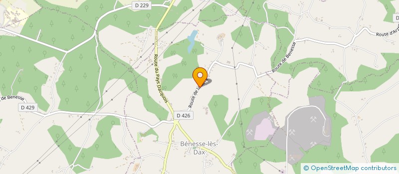 localisation de l'entreprise SCI LESFAURIS-DAUGA  BENESSE-LES-DAX