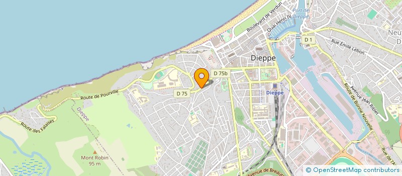 localisation de l'entreprise SCI  LESIEUR  DIEPPE