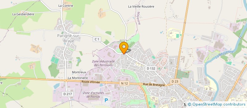 localisation de l'entreprise SCI LESIEUR FLERS  MAYENNE