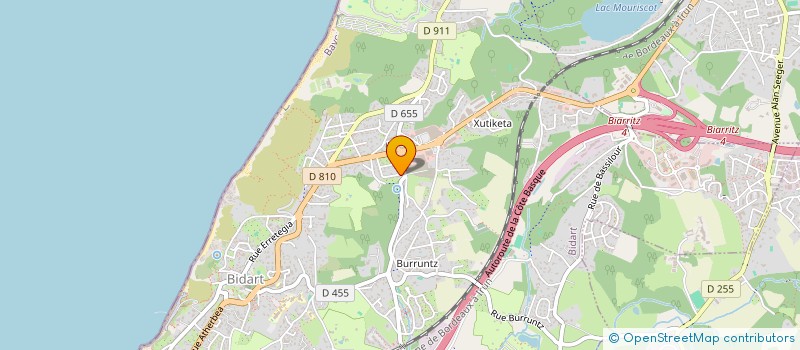 localisation de l'entreprise SCI LESIGNY à BIDART