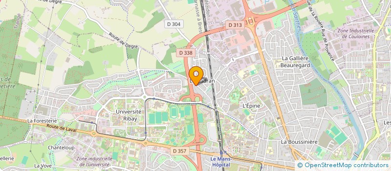 localisation de l'entreprise SCI LESIN  LE MANS