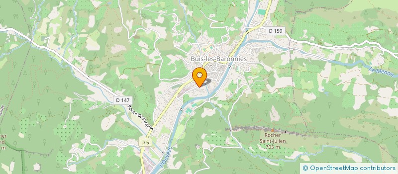 localisation de l'entreprise SCI LESJURA à BUIS-LES-BARONNIES