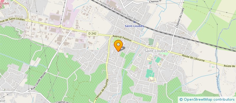 localisation de l'entreprise SCI LESLEDIR  SAINT-LOUBES