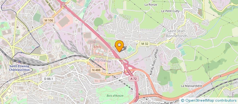 localisation de l'entreprise SCI LESLIE  SAINT-JEAN-BONNEFONDS