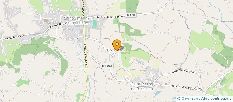 localisation de l'entreprise SCI LESLOUPS  BRESSIEUX