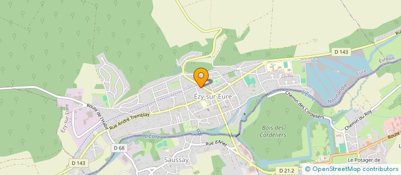 localisation de l'entreprise SCI LESNE  EZY-SUR-EURE