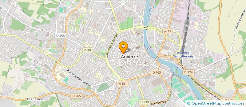 localisation de l'entreprise SCI LESNICS à AUXERRE