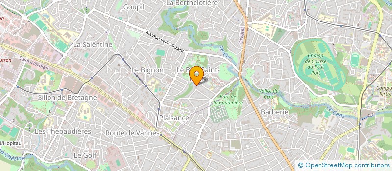 localisation de l'entreprise SCI LESODACIERS à ORVAULT