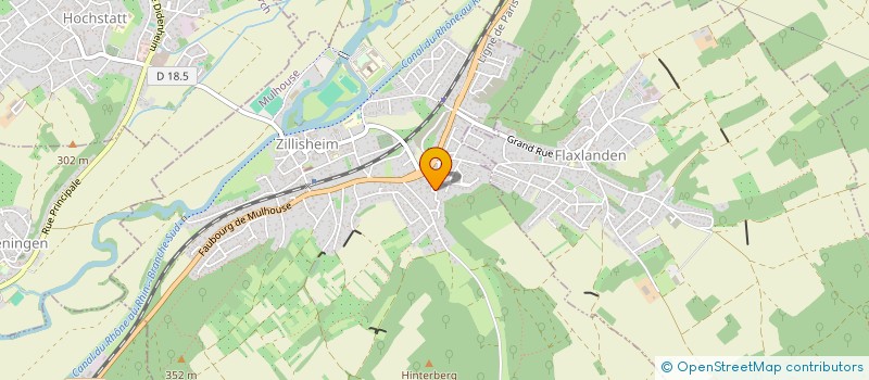 localisation de l'entreprise SCI LESOILLE  ZILLISHEIM