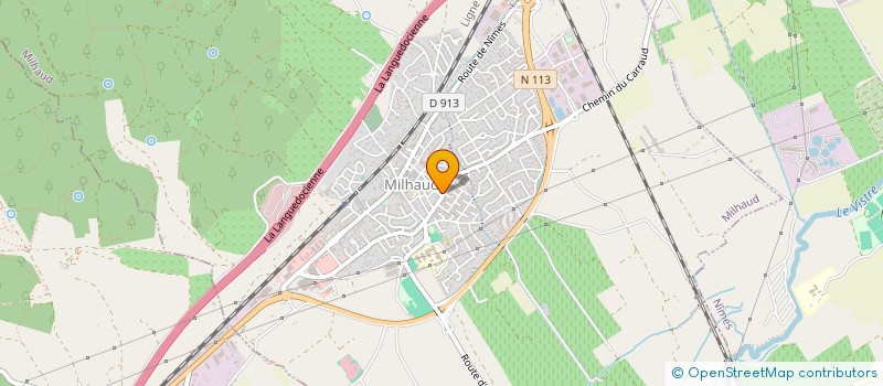 localisation de l'entreprise SCI LESOT  MILHAUD