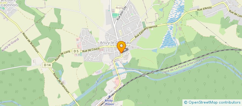 localisation de l'entreprise SCI LESOUDARD à ANIZY-LE-GRAND