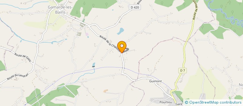 localisation de l'entreprise SCI LESPERON  GAMARDE-LES-BAINS