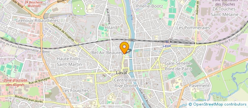 localisation de l'entreprise SCI LESPIERRE à LAVAL