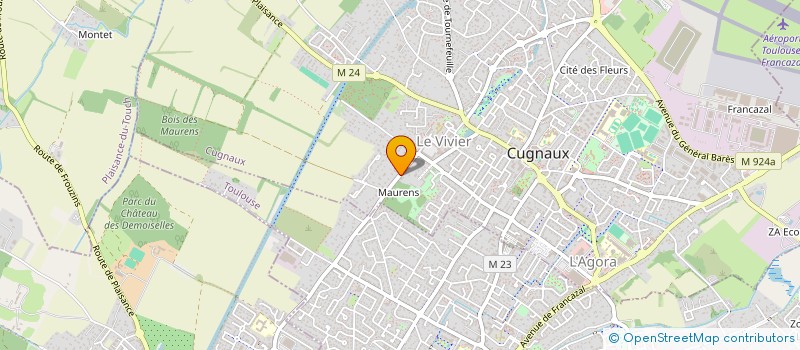 localisation de l'entreprise SCI LESPILANIERE  CUGNAUX