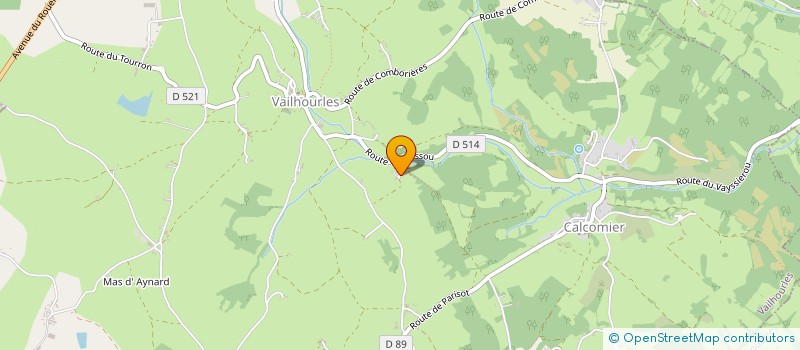 localisation de l'entreprise SCI LESPINASSE  VAILHOURLES