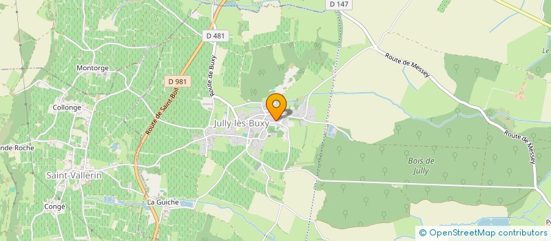 localisation de l'entreprise SCI LESPINASSE  BUXY