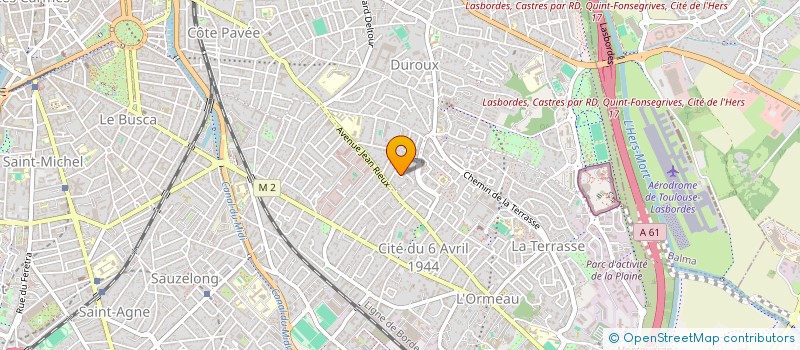 localisation de l'entreprise SCI LESPION à TOULOUSE