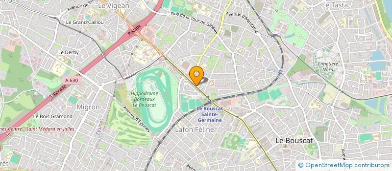 localisation de l'entreprise SCI LESPONNE  BRUGES