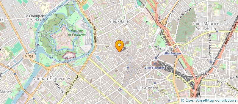 localisation de l'entreprise SCI LESQUIN BASQUIN à LILLE