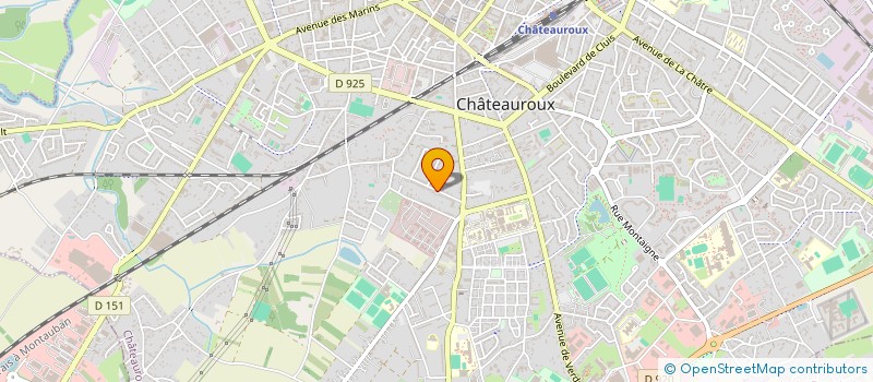 localisation de l'entreprise SCI LESSARD  CHATEAUROUX