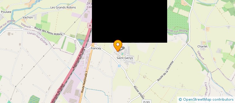 localisation de l'entreprise SCI LESSIGNOL  LIVRON SUR DROME