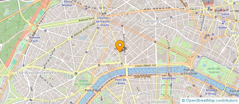 localisation de l'entreprise SCI LESSIXCA  PARIS