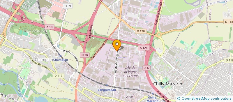 localisation de l'entreprise SCI LESSIXK à CHILLY-MAZARIN