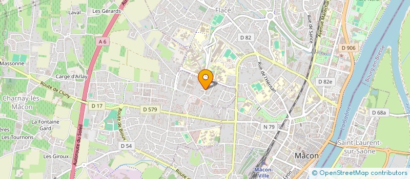 localisation de l'entreprise SCI LESSY à CHARNAY-LES-MACON