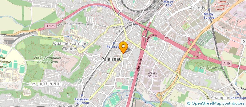 localisation de l'entreprise SCI LESTAING à PALAISEAU