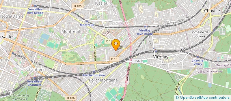 localisation de l'entreprise SCI LESTANG à VERSAILLES